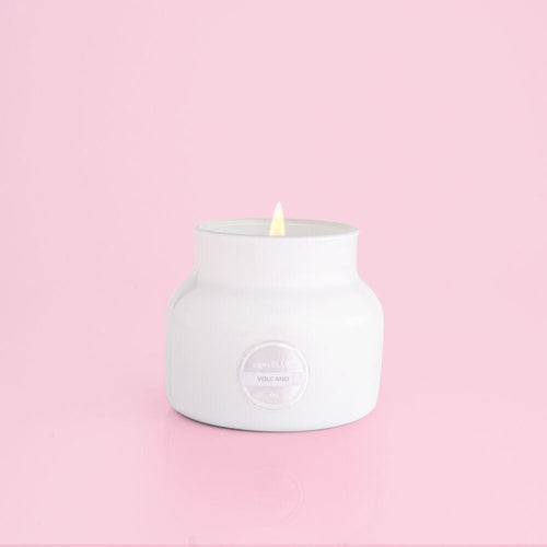 8oz White Petite Candle, Volcano | Capri Blue